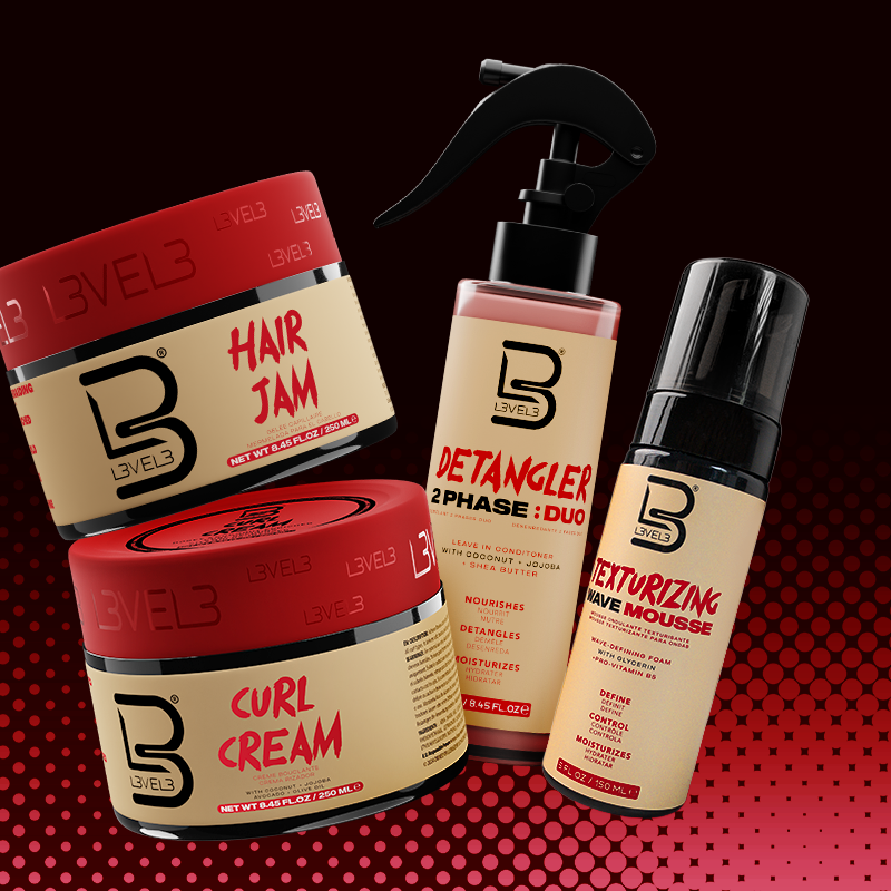 Red Line Curl & Texture Collection